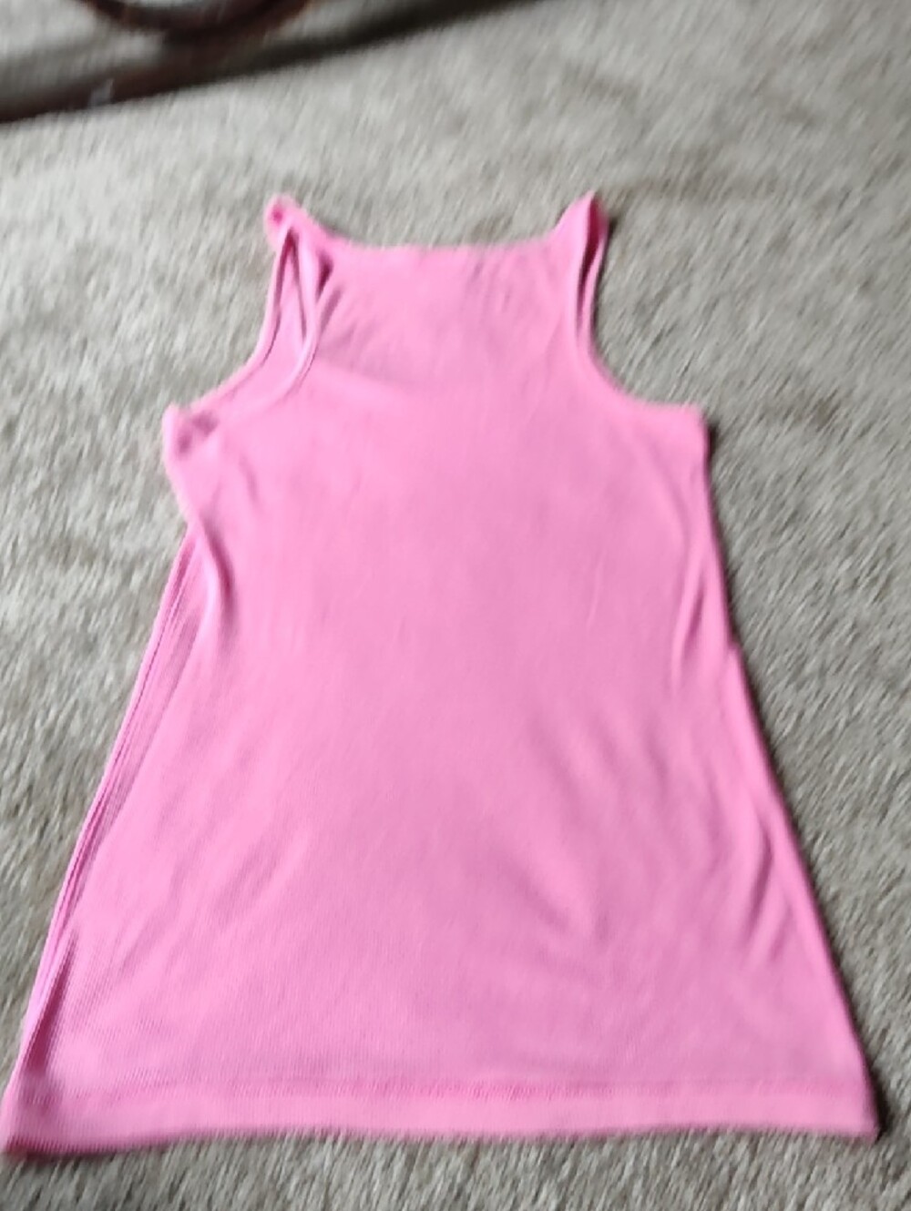 PINK Victoria's Secret Pink Ribbed Scoop Tank - Picture 5 of 5
